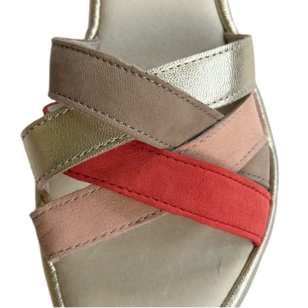 EUC Fly London Leather Cune Sandals Size 9 - 9.5 - Picture 2 of 10